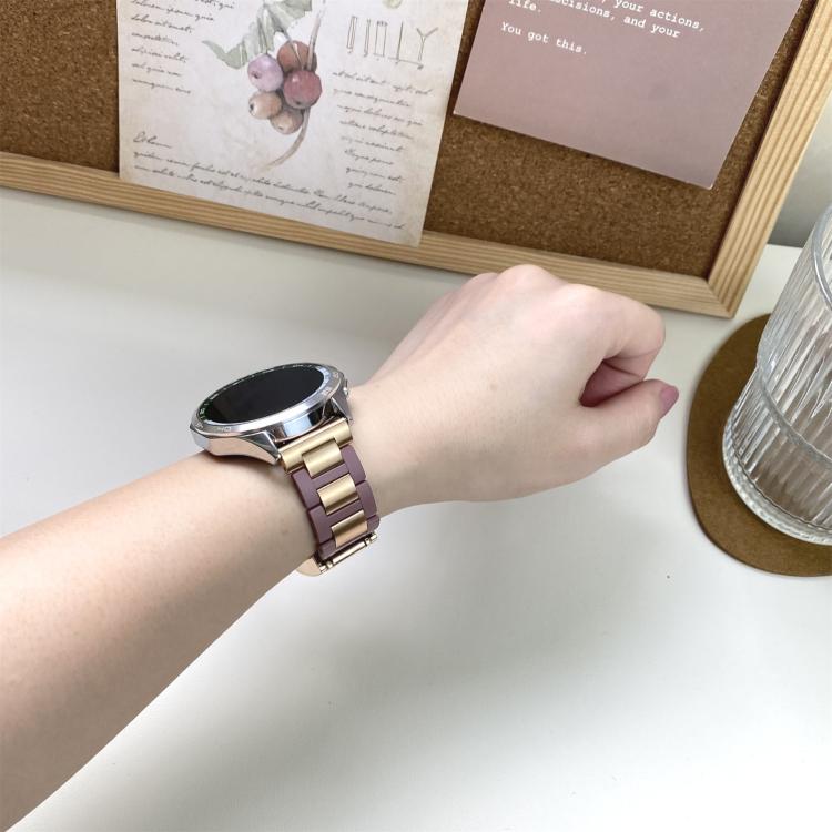 22mm Folding Magnetic Buckle Stainless Steel Rubber Watch Band