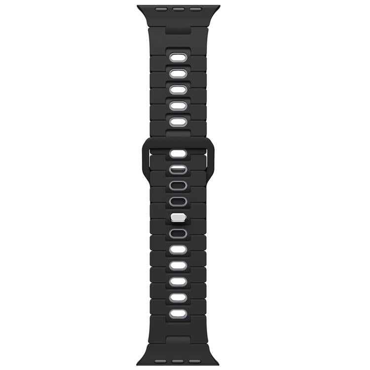 For Apple Watch 42mm / 41mm / 40mm / 38mm Two Tone Silicone Watch Band