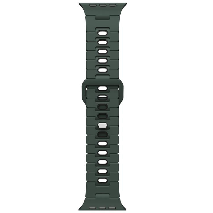 For Apple Watch 42mm / 41mm / 40mm / 38mm Two Tone Silicone Watch Band