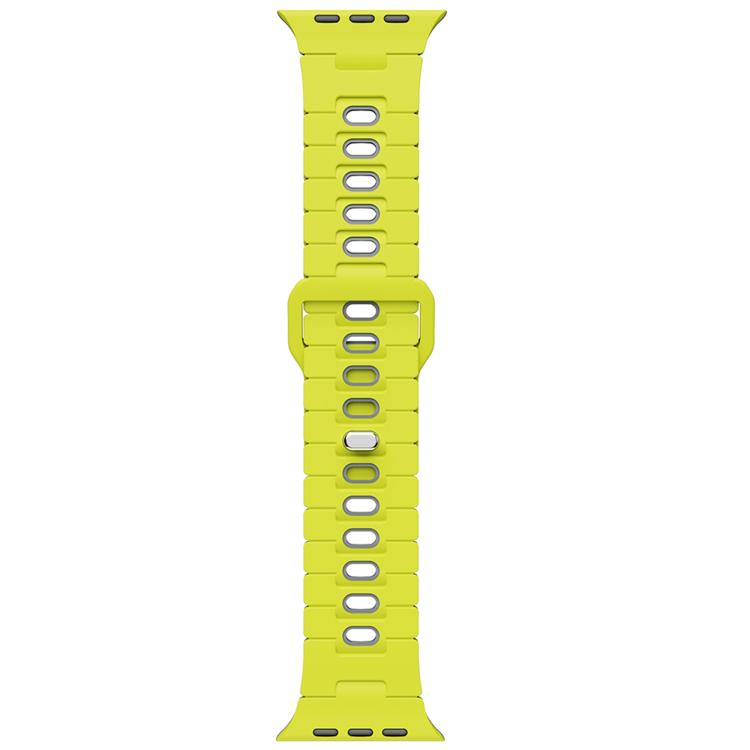 For Apple Watch 42mm / 41mm / 40mm / 38mm Two Tone Silicone Watch Band