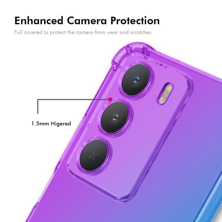 For Realme 14X Global ENKAY Hat-Prince Gradient Airbag TPU Phone Case