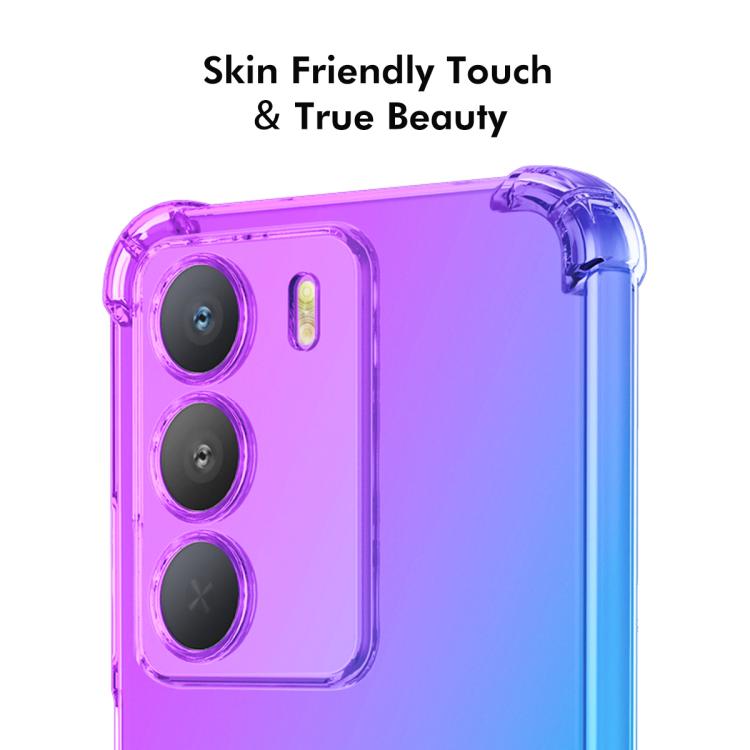 For Realme 14X Global ENKAY Hat-Prince Gradient Airbag TPU Phone Case