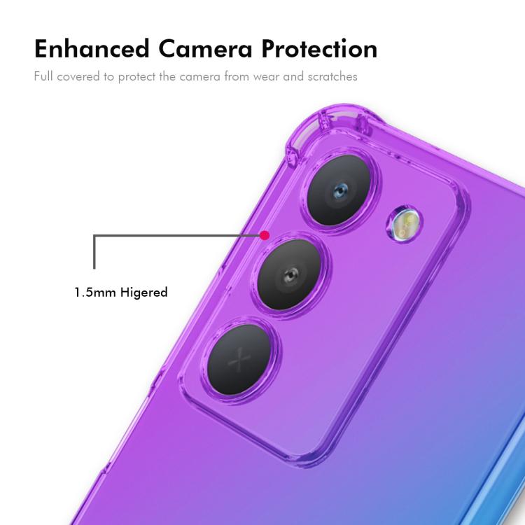 For Realme 14X India / V60 Pro ENKAY Hat-Prince Gradient Airbag TPU Phone Case