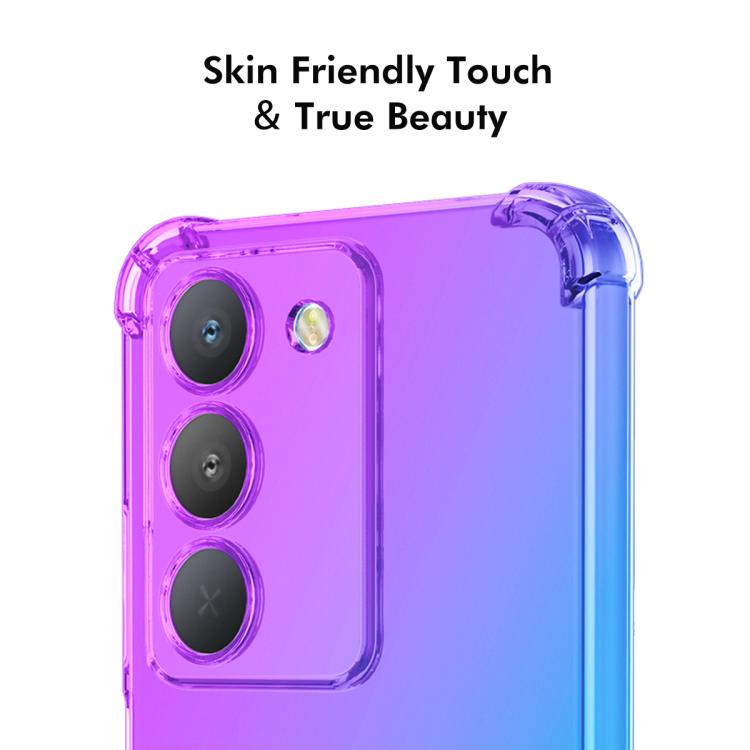 For Realme 14X India / V60 Pro ENKAY Hat-Prince Gradient Airbag TPU Phone Case