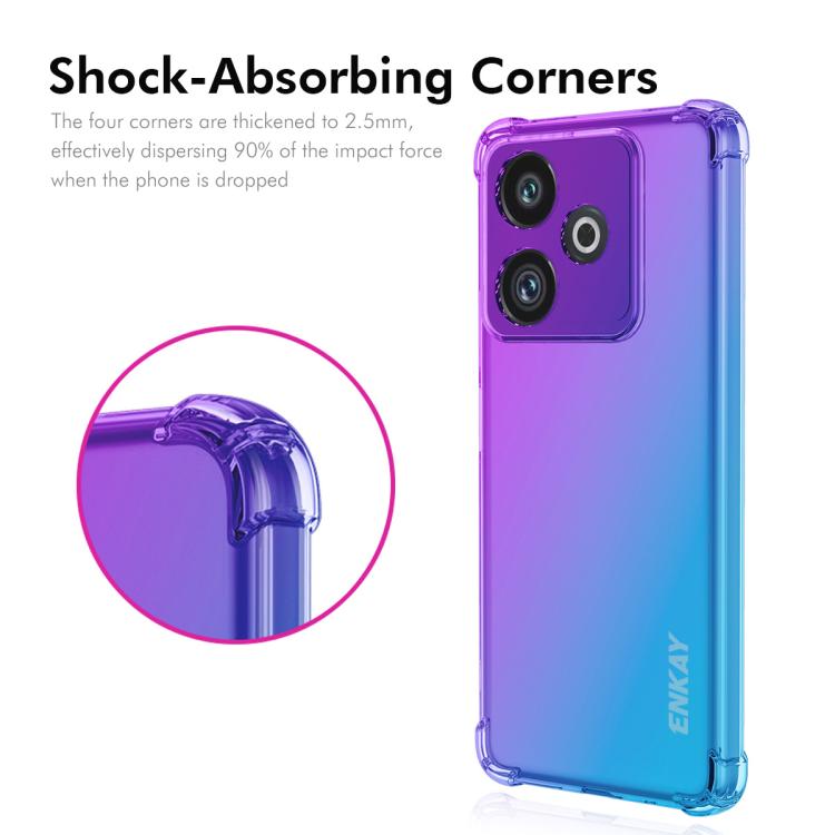 For Realme GT 7 5G ENKAY Hat-Prince Gradient Airbag TPU Phone Case