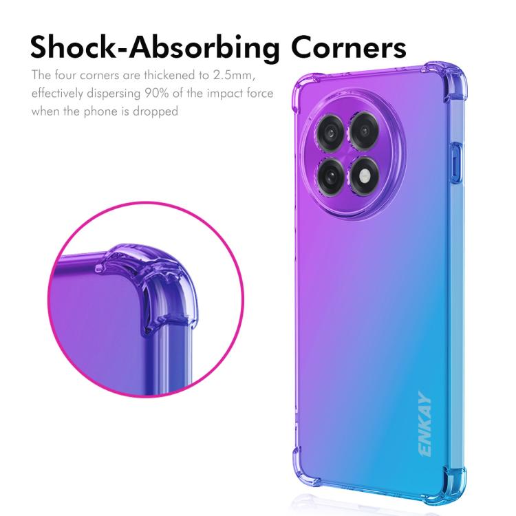 For OnePlus 13R / Ace 5 / Ace 5 Pro ENKAY Hat-Prince Gradient Airbag TPU Phone Case