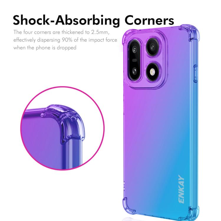 For OnePlus 15 ENKAY Hat-Prince Gradient Airbag TPU Phone Case