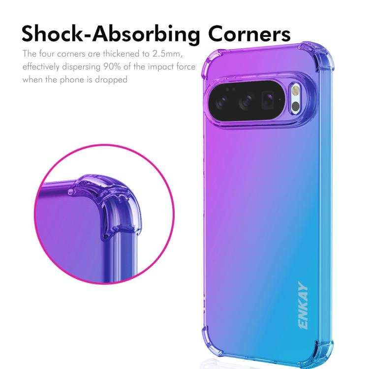 For Google Pixel 10 / 10 Pro ENKAY Hat-Prince Gradient Airbag TPU Phone Case
