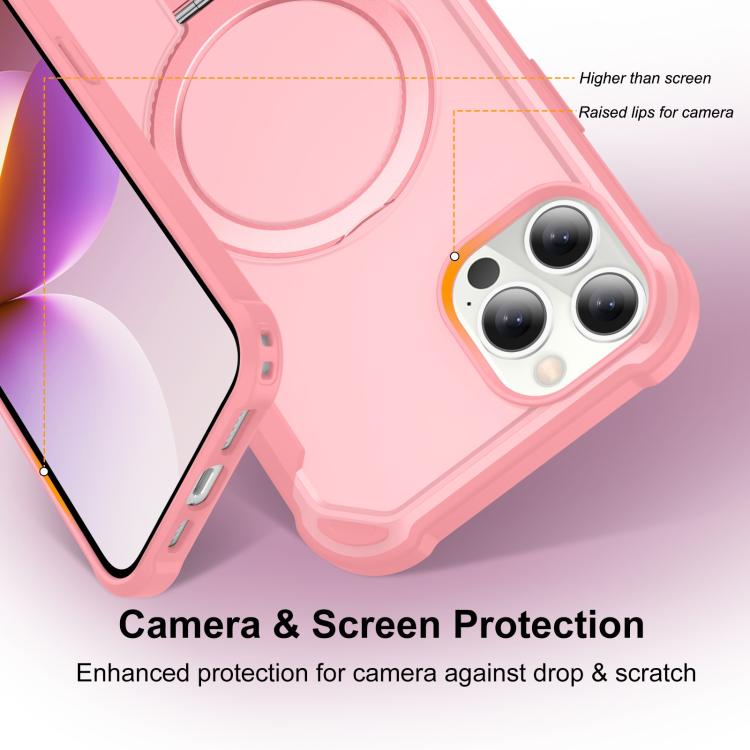 For iPhone 12 Pro Max Yingcai Gears MagSafe Holder Shockproof Phone Case