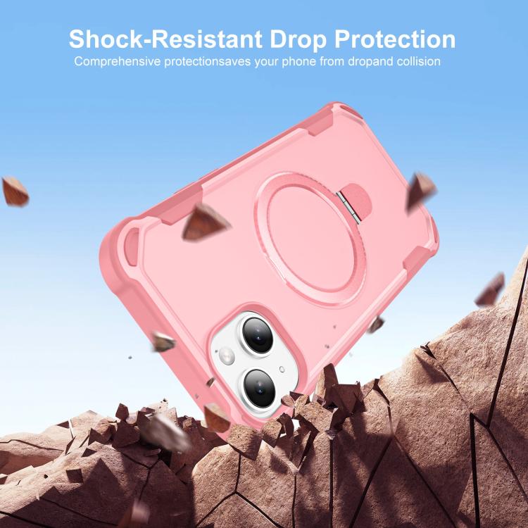 For iPhone 13 Pro Yingcai Gears MagSafe Holder Shockproof Phone Case