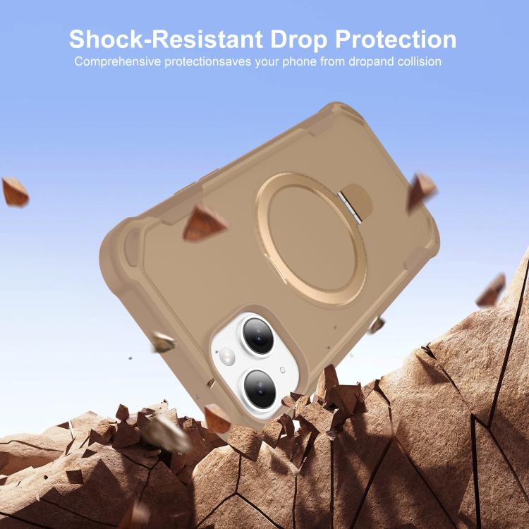 For iPhone 13 Pro Yingcai Gears MagSafe Holder Shockproof Phone Case