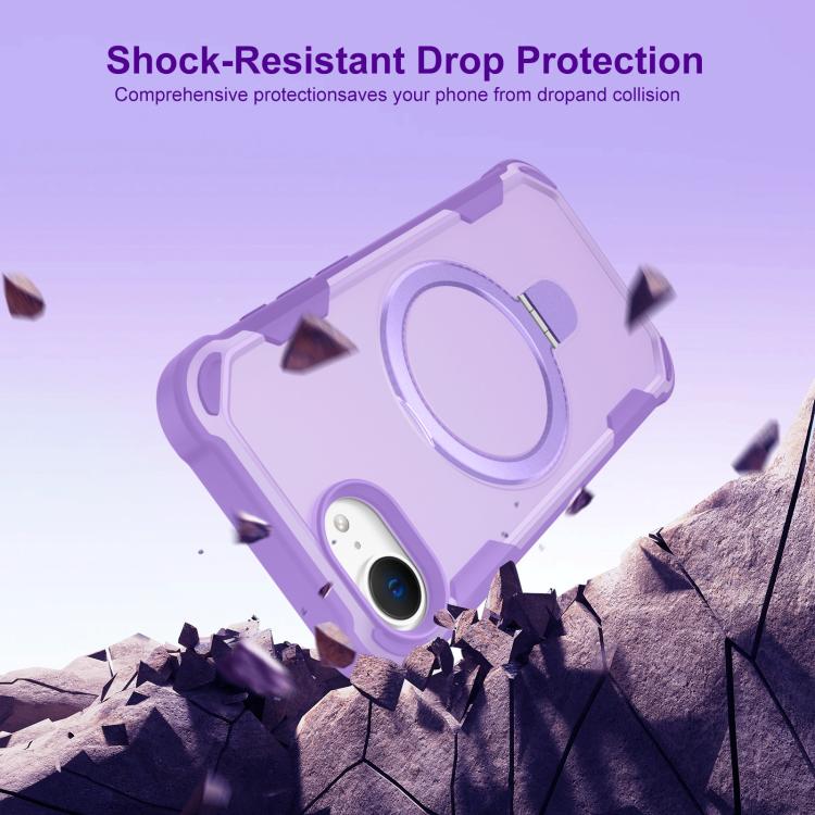 For iPhone 17e / 16e Yingcai Gears MagSafe Holder Shockproof Phone Case
