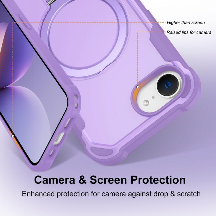 For iPhone 17e / 16e Yingcai Gears MagSafe Holder Shockproof Phone Case