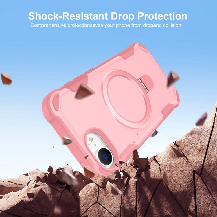 For iPhone 17e / 16e Yingcai Gears MagSafe Holder Shockproof Phone Case