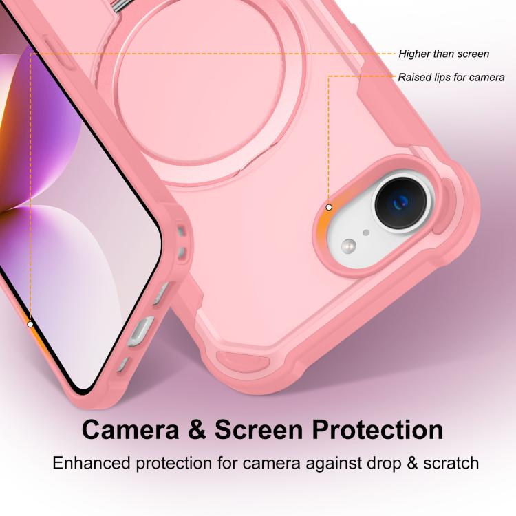 For iPhone 17e / 16e Yingcai Gears MagSafe Holder Shockproof Phone Case