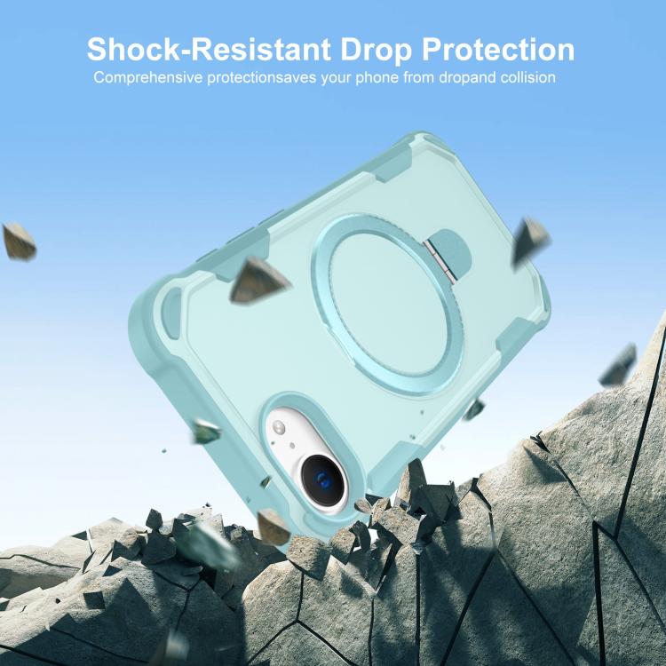 For iPhone 17e / 16e Yingcai Gears MagSafe Holder Shockproof Phone Case