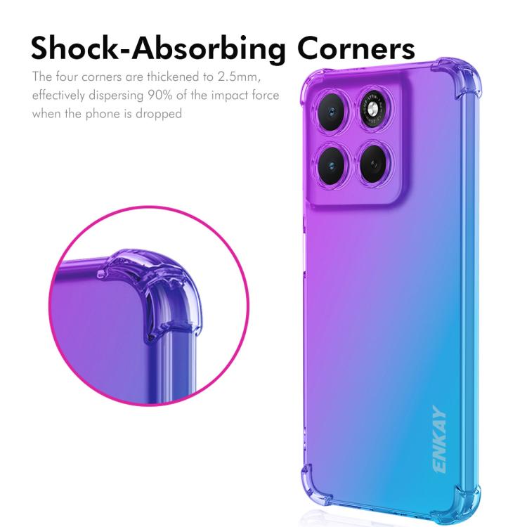 For Motorola Moto G86 5G ENKAY Hat-Prince Gradient Airbag TPU Phone Case