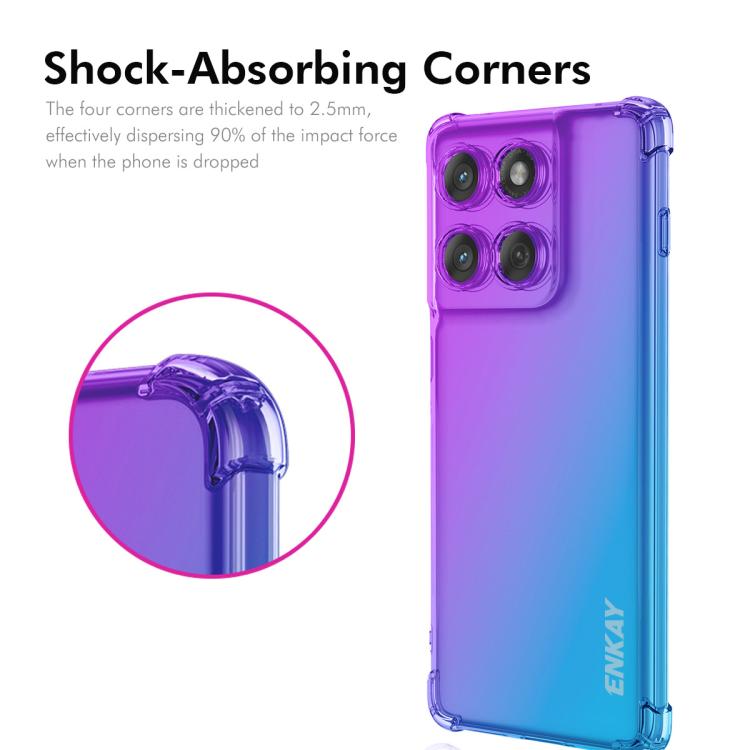 For Motorola Edge 70 ENKAY Hat-Prince Gradient Airbag TPU Phone Case
