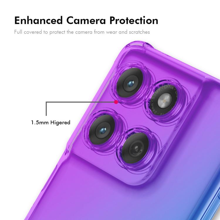 For Motorola Edge 70 ENKAY Hat-Prince Gradient Airbag TPU Phone Case