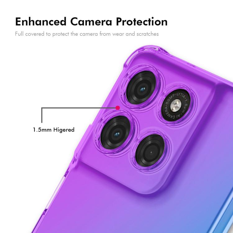 For Motorola Moto G77 / G67 5G ENKAY Hat-Prince Gradient Airbag TPU Phone Case