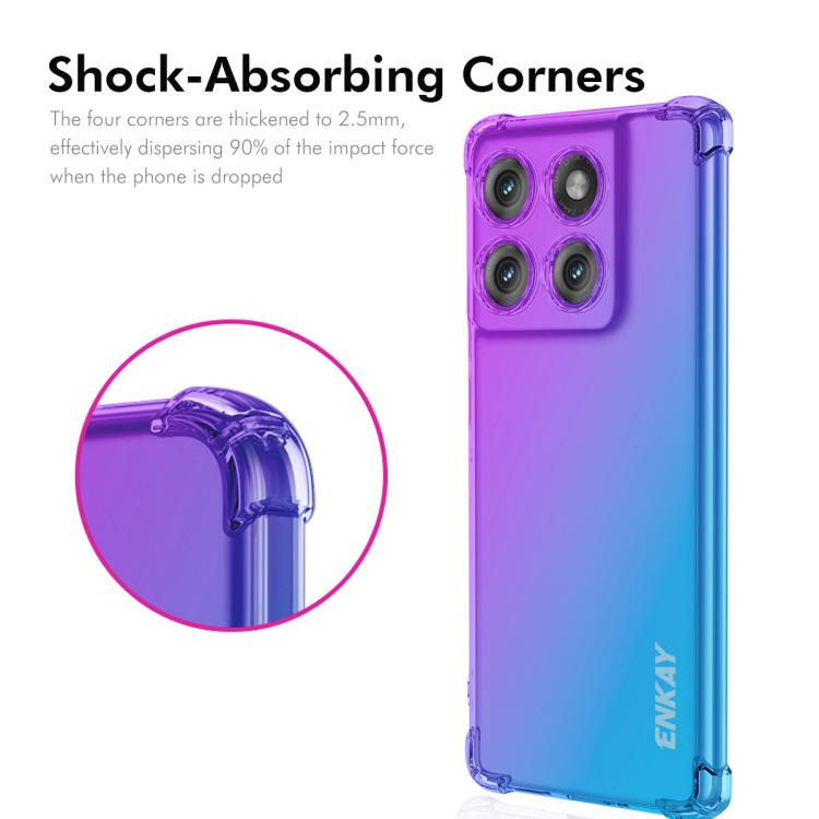 For Motorola Edge 70 Fusion / 70 Fusion+ ENKAY Hat-Prince Gradient Airbag TPU Phone Case