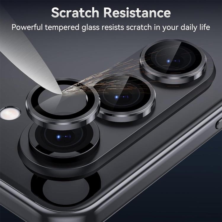For Galaxy Z Fold7 ENKAY Hat-Prince 9H Rear Camera Lens Aluminium Alloy Tempered Glass Film