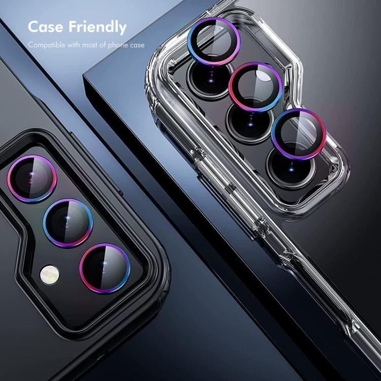 For Galaxy S25 FE 5G ENKAY Hat-Prince 9H Rear Camera Lens Aluminium Alloy Tempered Glass Film