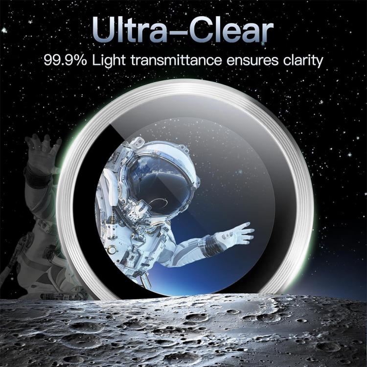 For Galaxy Z Flip8 5G ENKAY Hat-Prince 9H Rear Camera Lens Aluminium Alloy Tempered Glass Film