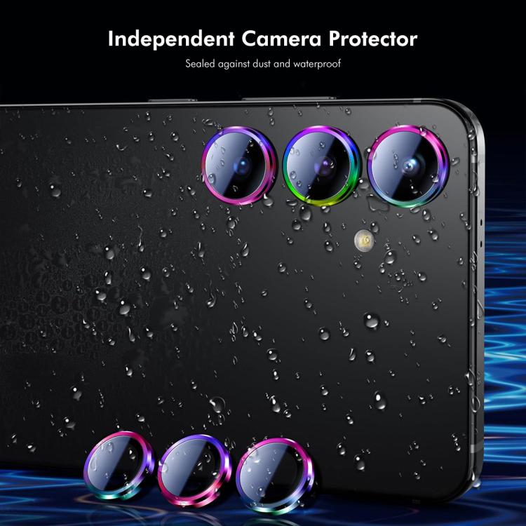 For Samsung Galaxy S25 5G ENKAY Hat-Prince AR 9H Rear Lens Aluminium Alloy Tempered Glass Film