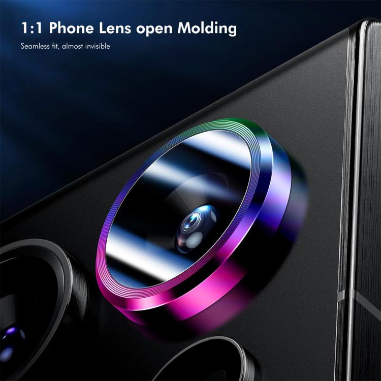 For Samsung Galaxy S25 5G ENKAY Hat-Prince AR 9H Rear Lens Aluminium Alloy Tempered Glass Film