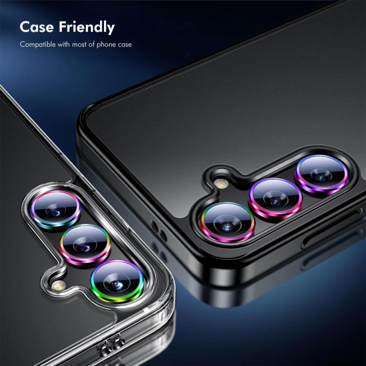 For Samsung Galaxy S25 5G ENKAY Hat-Prince AR 9H Rear Lens Aluminium Alloy Tempered Glass Film