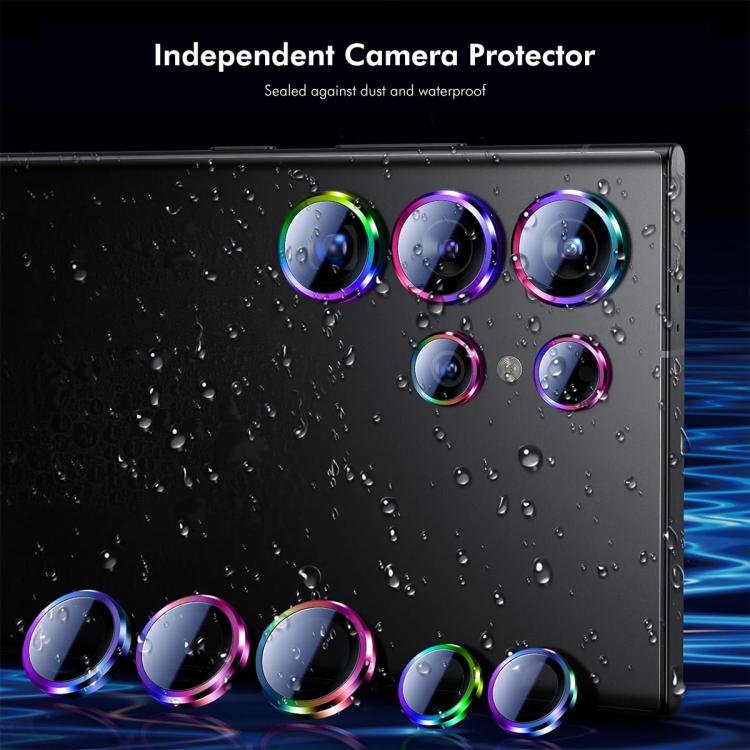 For Samsung Galaxy S25 Ultra 5G ENKAY Hat-Prince AR 9H Rear Lens Aluminium Alloy Tempered Glass Film