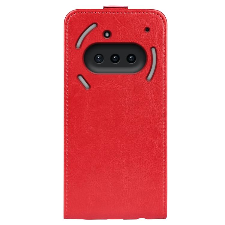 For Nothing Phone 3a R64 Texture Single Vertical Flip Leather Phone Case
