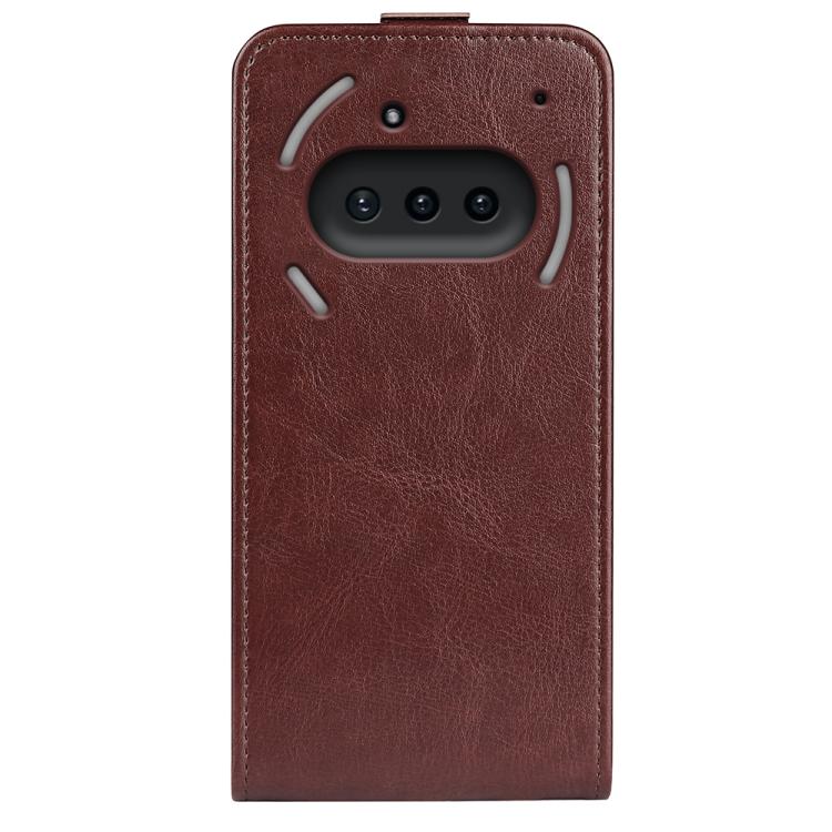 For Nothing Phone 3a R64 Texture Single Vertical Flip Leather Phone Case