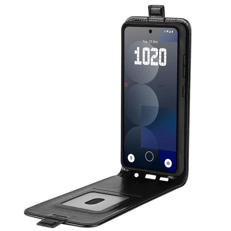 For Nothing Phone 3a Pro R64 Texture Single Vertical Flip Leather Phone Case