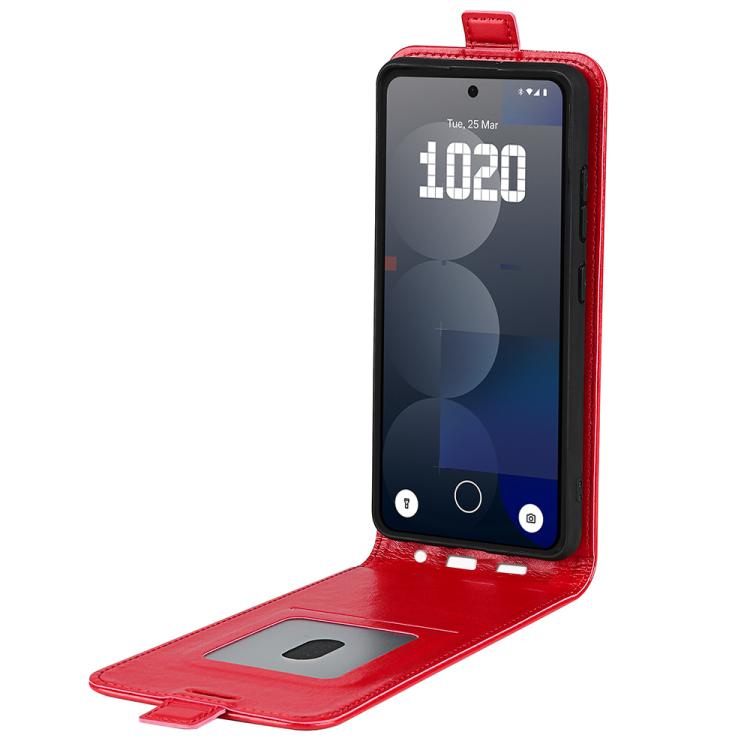 For Nothing Phone 3a Pro R64 Texture Single Vertical Flip Leather Phone Case