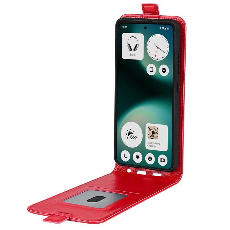 For Nothing Phone 3a Lite R64 Texture Single Vertical Flip Leather Phone Case