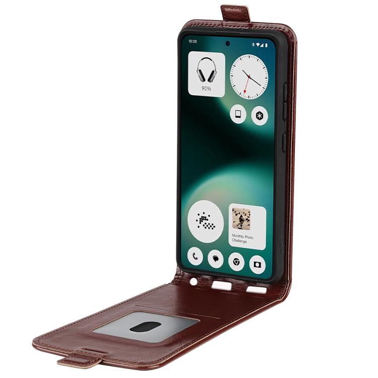 For Nothing Phone 3a Lite R64 Texture Single Vertical Flip Leather Phone Case