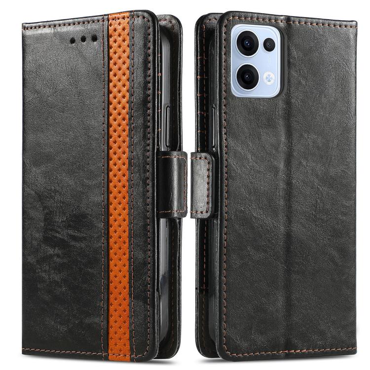 For OPPO Reno13 CaseNeo Splicing Dual Magnetic Buckle Leather Phone Case