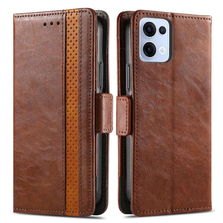 For OPPO Reno13 CaseNeo Splicing Dual Magnetic Buckle Leather Phone Case