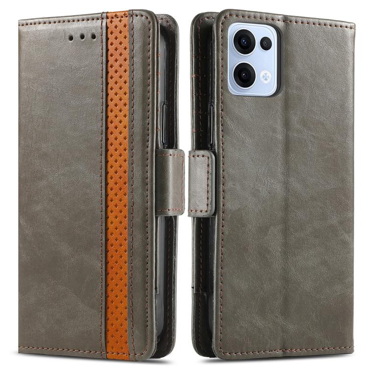 For OPPO Reno13 CaseNeo Splicing Dual Magnetic Buckle Leather Phone Case
