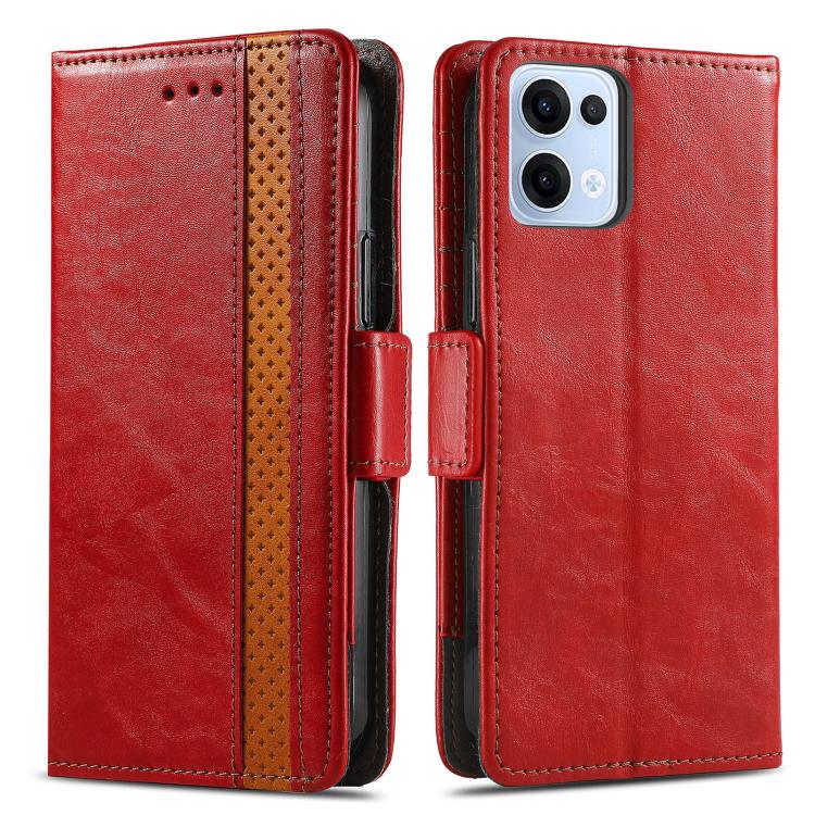 For OPPO Reno13 CaseNeo Splicing Dual Magnetic Buckle Leather Phone Case