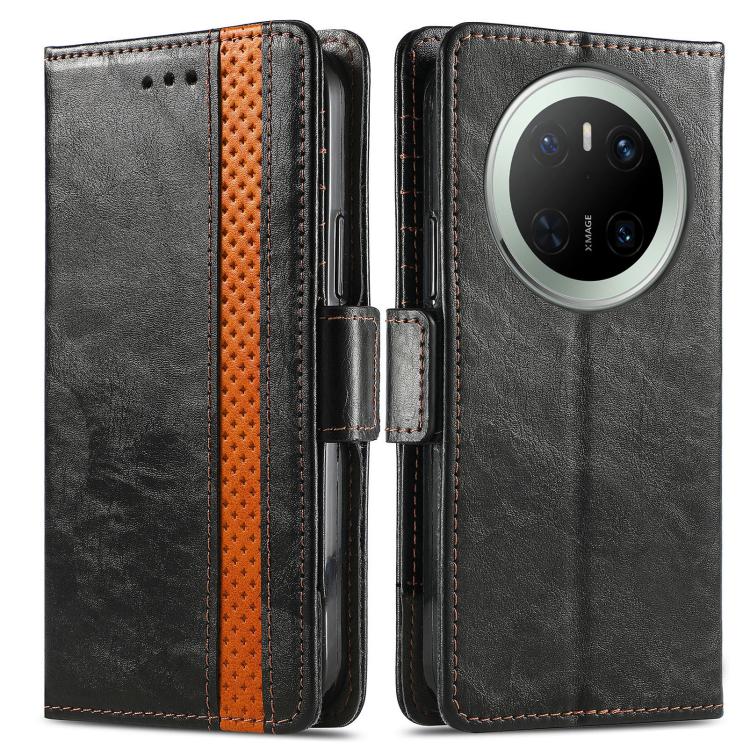 For Huawei Mate 70 CaseNeo Splicing Dual Magnetic Buckle Leather Phone Case
