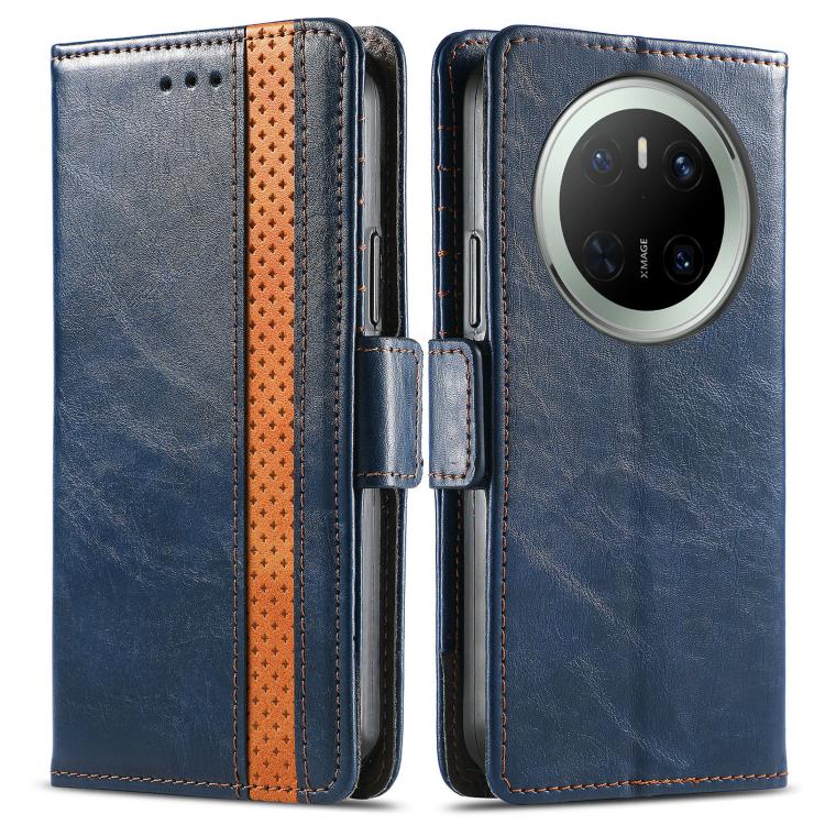 For Huawei Mate 70 CaseNeo Splicing Dual Magnetic Buckle Leather Phone Case