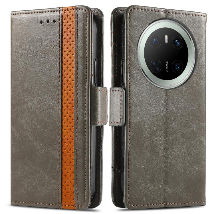 For Huawei Mate 70 CaseNeo Splicing Dual Magnetic Buckle Leather Phone Case
