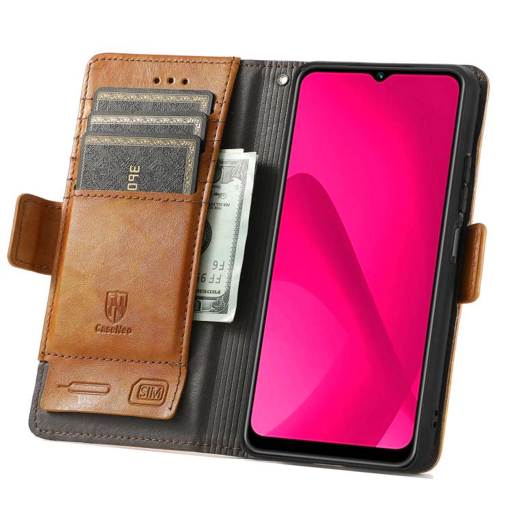 For Huawei Mate 70 CaseNeo Splicing Dual Magnetic Buckle Leather Phone Case