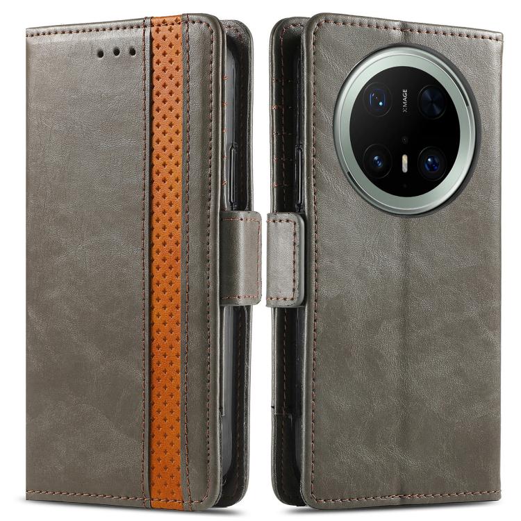 For Huawei Mate 70 Pro+ CaseNeo Splicing Dual Magnetic Buckle Leather Phone Case