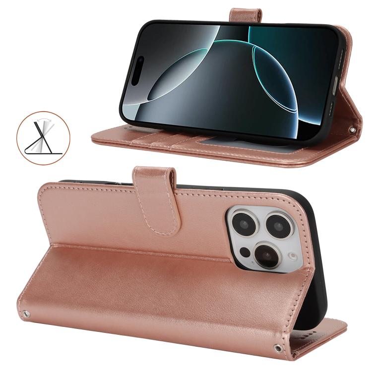 For iPhone XR Double Fold Printed Embossing Leather Phone Case