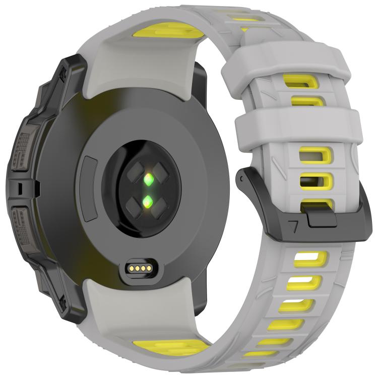 Fro Garmin Instinct 3 AMOLED / Solar 45mm Two Color Sports Silicone Watch Band