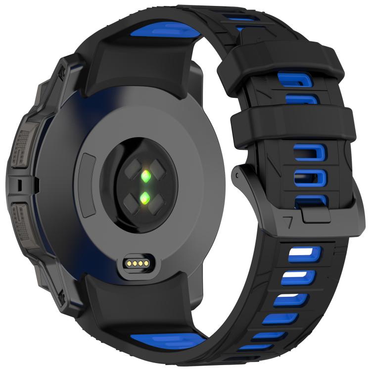 Fro Garmin Instinct 3 AMOLED / Solar 45mm Two Color Sports Silicone Watch Band